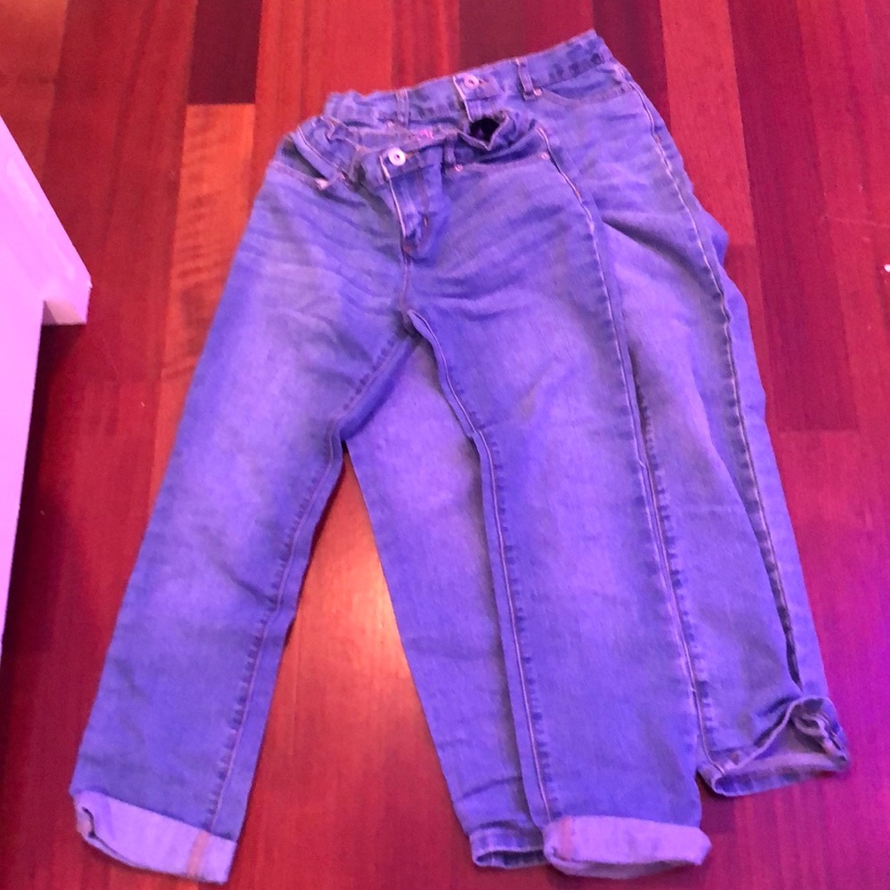 Girls blue jeans